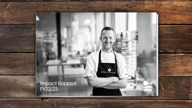forsiden af Jespers Torvekøkken Impact Rapport 2022/2023